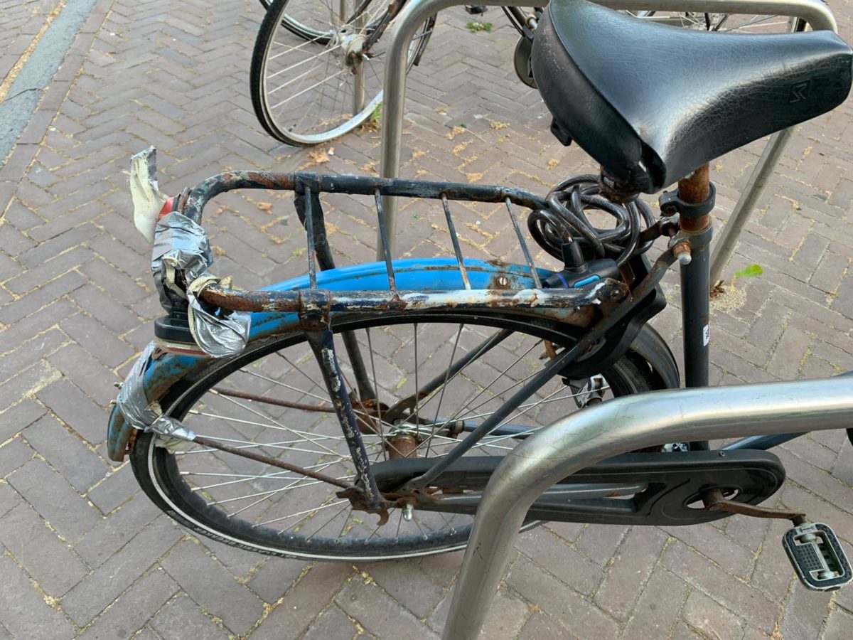Een willekeurige stationsfiets in Houten